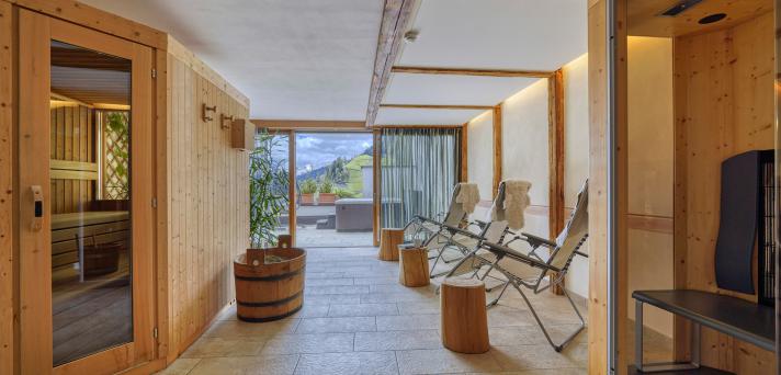 Hotel Residence Rabenstein in Val Passiria Sauna